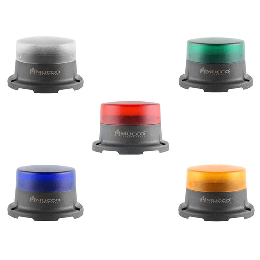 Mini LED flashing warning light / signal beacon with buzzer, IP65 , 85-250V AC/DC, ø70mm , SNT-M725