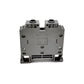 ONKA 25mm2 Screw Clamp type DIN rail terminal block, 2-wires, grey, 1010062
