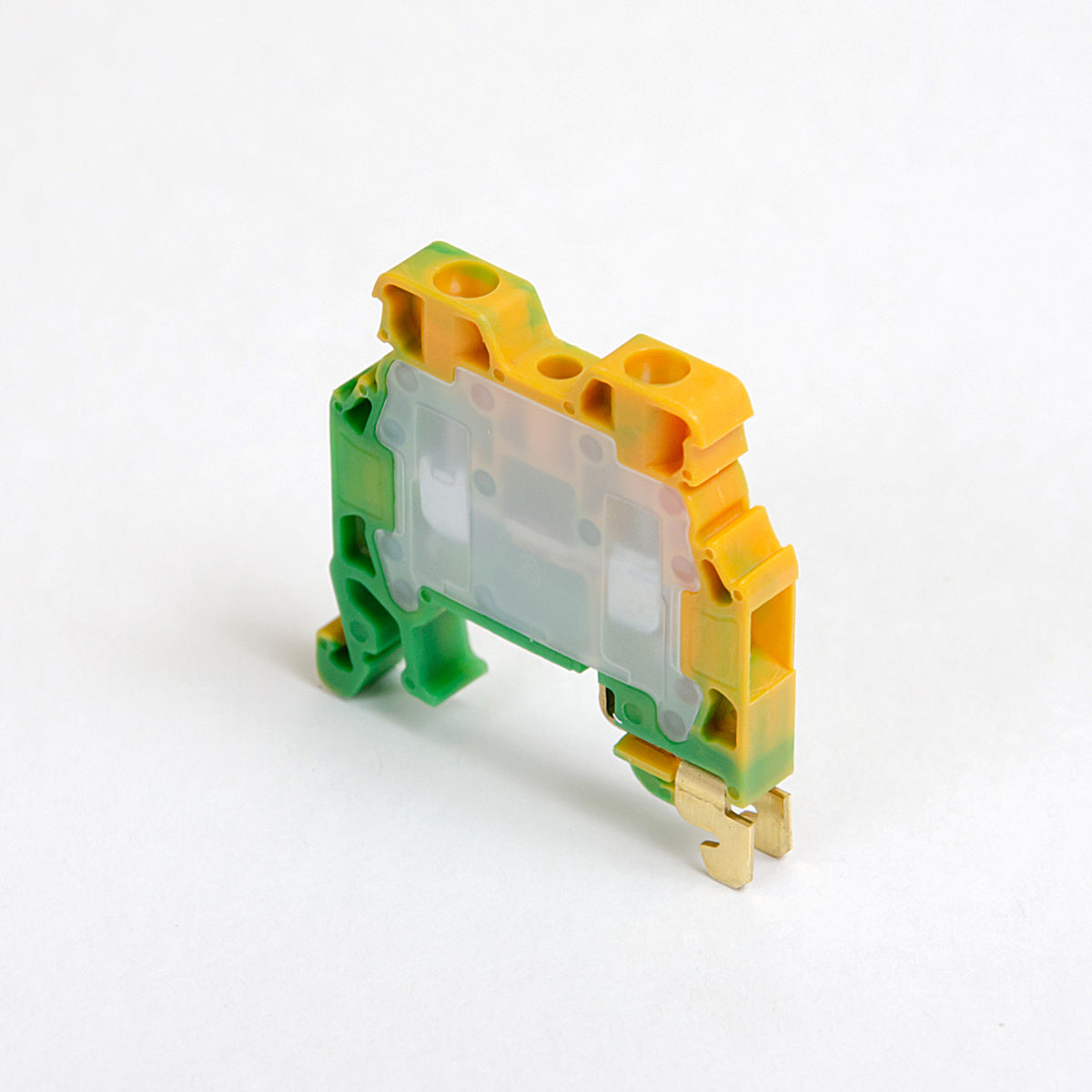 Onka ONKA 2,5mm2 Earth - PE screw clamp green / yellow DIN rail terminal, B ...