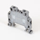 ONKA 2,5mm2 Screw Clamp type DIN rail terminal block, grey, 1010012