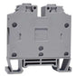 ONKA 35mm2 Screw Clamp type DIN rail terminal block, grey, 1010082