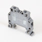 ONKA 4mm2 Screw Clamp type DIN rail terminal block, grey, 1010022