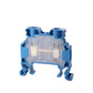 ONKA 4mm2 Screw Clamp type DIN rail terminal block, blue, 1010025