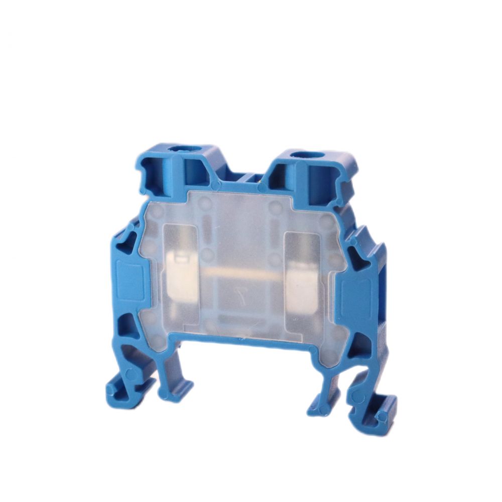 ONKA 4mm2 Screw Clamp type DIN rail terminal block, blue, 1010025