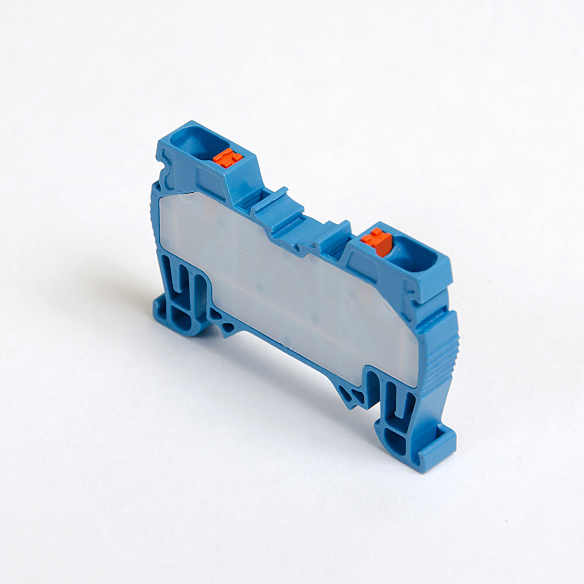 Onka ONKA 4mm2 Spring Clamp / push-in type DIN rail terminal, 2-wire, blue ...