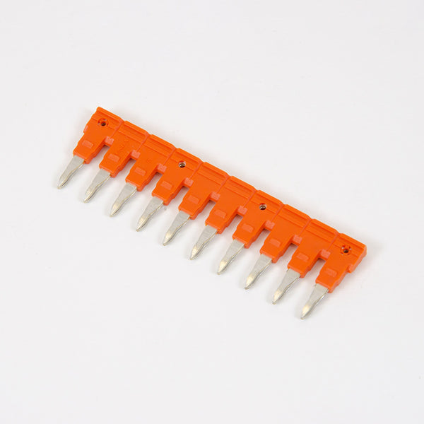 ONKA 6 mm2 / 10 Way Insulated Jumper / Bar Plug-in Bridge / Shorting Link, for Screw Clamp terminals, 1060119
