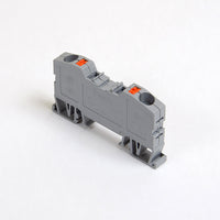 ONKA 6mm2 Spring Clamp / push-in type DIN rail terminal, grey, BR-1020034