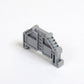 ONKA End clamp universal bracket for Spring (Push-in) and Screw terminal block, grey , 1060002