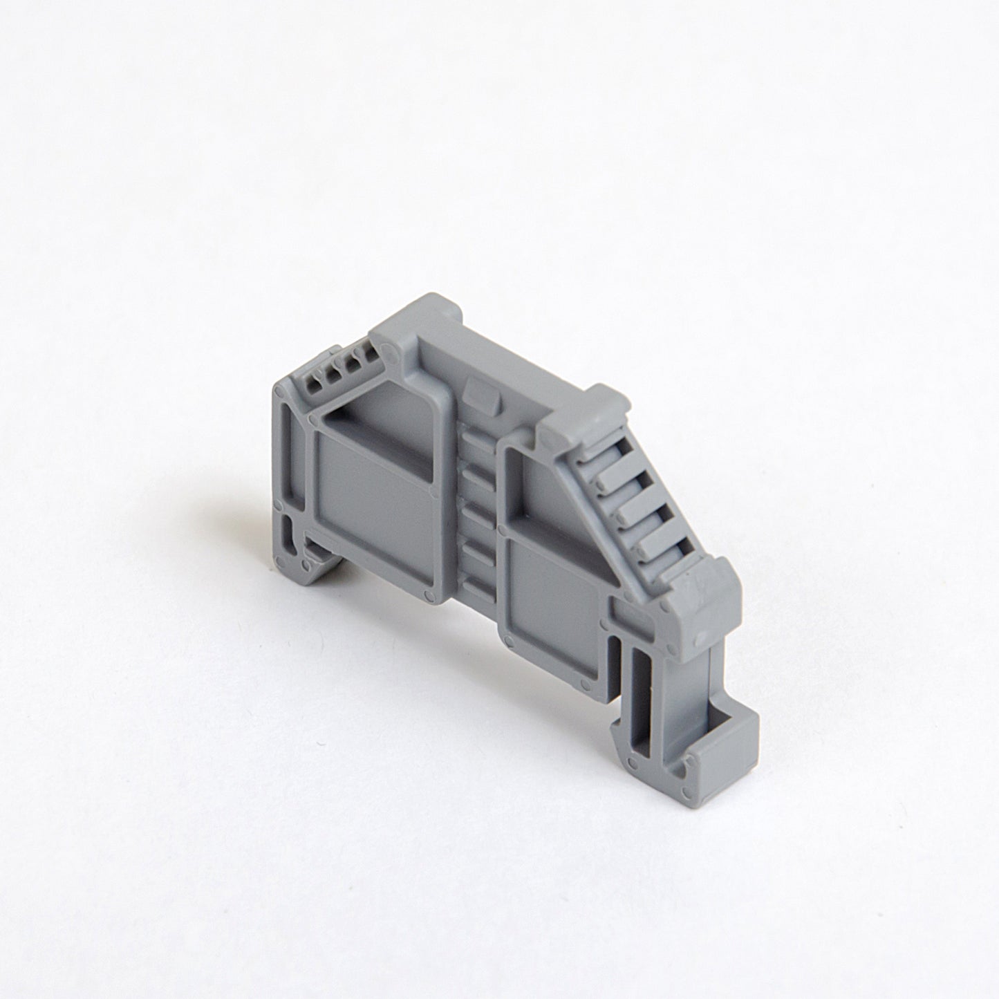 ONKA End clamp universal bracket for Spring (Push-in) and Screw terminal block, grey , 1060002