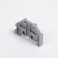 ONKA End clamp universal bracket for Spring (Push-in) and Screw terminal block, grey , 1060002