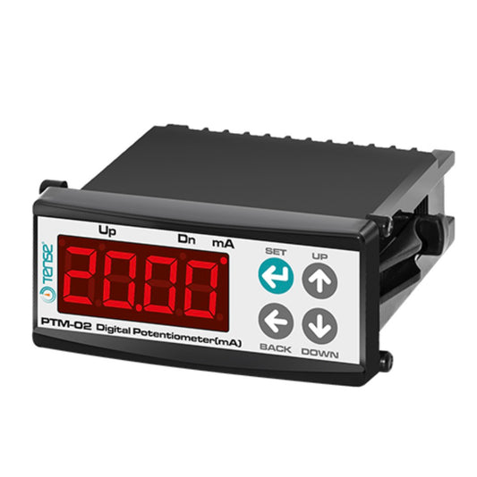 Programmable Digital Potentiometer, 4-20mA, 100..240VAC and 24VDC/AC, Two Digital Inputs, 4-Digit LED, PTM-02, TENSE
