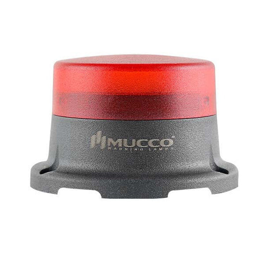 RED Mini LED flashing warning light / signal beacon with buzzer, IP65 , 85-250V AC/DC, ø70mm , SNT-M725 red