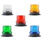 12-24V AC/DC Green Blue Yellow / Amber Universal LED beacon warning light with buzzer / sounder, ø90mm, IP65