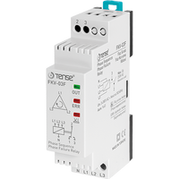 Simple Phase Failure, Asymmetry Monitoring Relay, 3 Phase Sequence Relay, DIN rail mount, SPDT, FKV-03F, TENSE