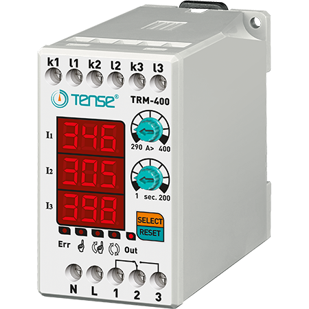3 phase digital overload overcurrent relay  / current monitoring relay / priority relay 290A – 400A