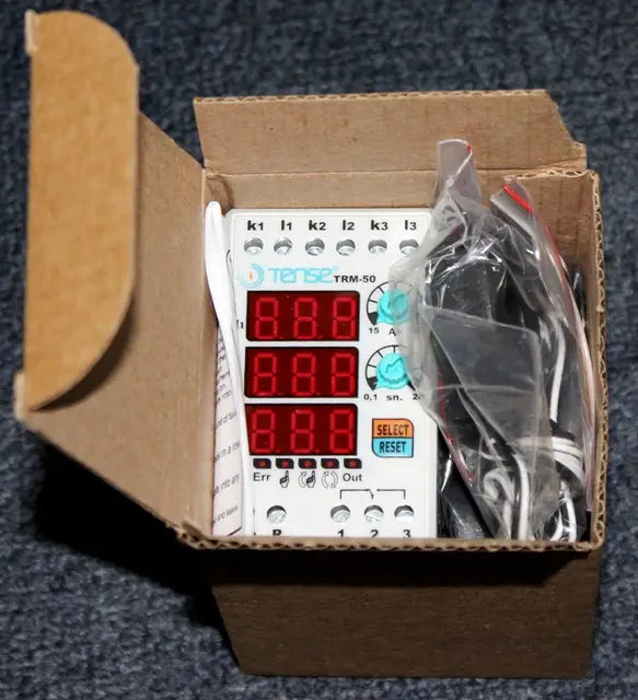 3 phase digital overload overcurrent relay  / current monitoring relay / priority relay 15A – 50A
