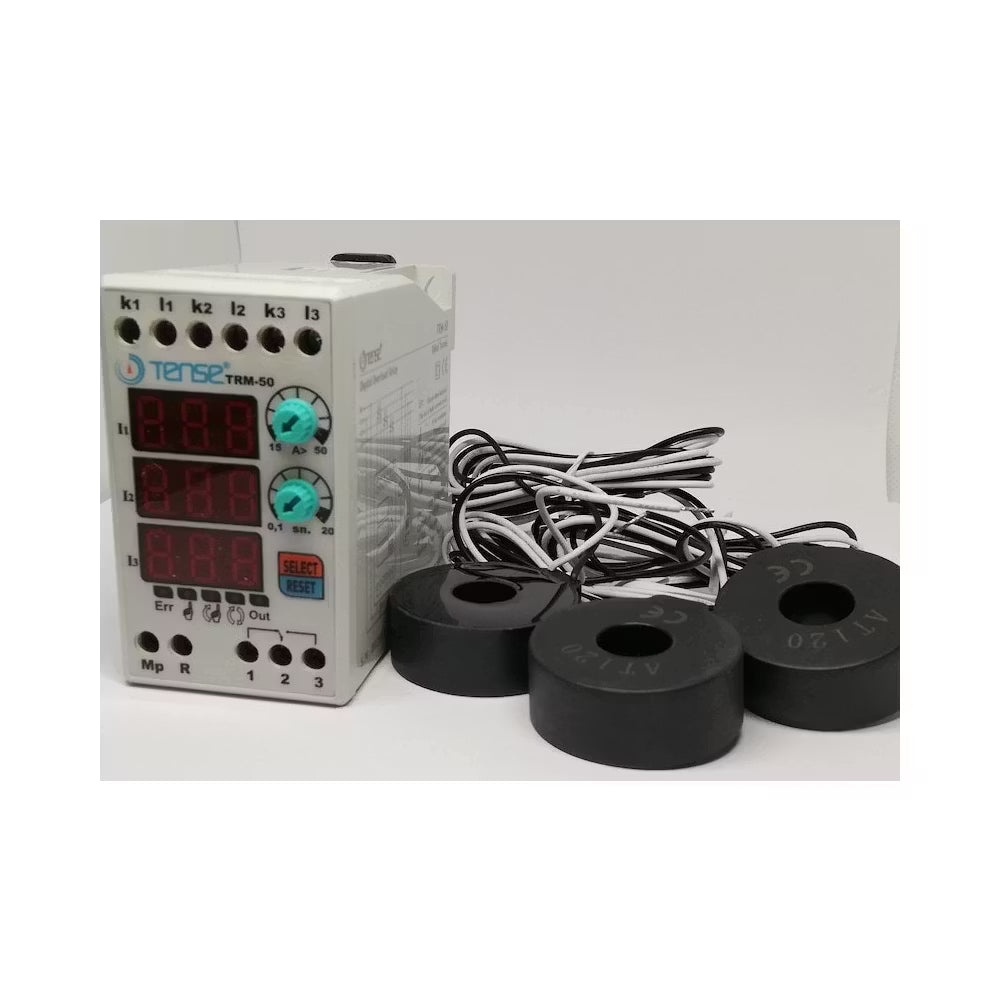 3 phase digital overload overcurrent relay  / current monitoring relay / priority relay 15A – 50A