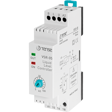 Water Level Controller / Level Monitoring Relay / Water switch DIN rail mounted VSR-05 TENSE