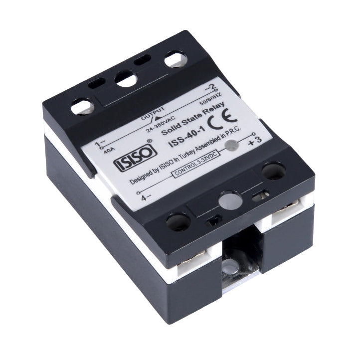 Single phase Solid State Relays SSR 25A 40A 50A 75A 120A, input 3-32V DC / output 24-380VAC one / 1 phase