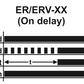 ERV on delay timer relay TENSE second Principal Elektrik SPDT 24VACDC 150-260VAC